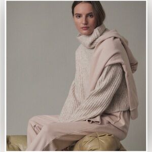 NWT Bundle Thakoon Cropped Chunky Ribbed Turtleneck Sweater & Crop Tank Sz Small